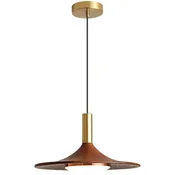 NICRX 35 cm LED viseča svetilka lesenega videza