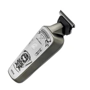 OEM Rozia, Brezžični polnilni lasni prirezovalnik USB z ilustriranimi nastavki, Siva, (5000276278)