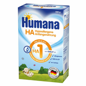 Humana HA 1, pocetna hipoalergena formula za odojcad, 500 g