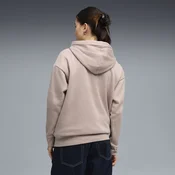 Puma ESS Centered Cat Logo Relaxed Hoodie, Roza
