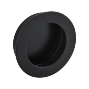 Utopni ročaj Forrada o 60 mm, utopna globna o 50 mm, inox, črn, mat