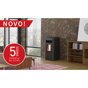 ALFA PLAM Pec na pelet za etažno grejanje Dino 17kW crna