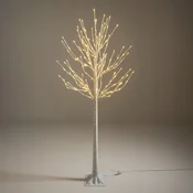 Dekorativna LED božična jelka Breza 150 cm, toplo bele luči