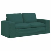 Vidaxl Kavč Temno zelena 182 x 80 x 82 cm blago