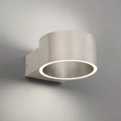 PURE LED stenska svetilka Clipse, aluminij, aluminij, O 15 cm - Dnevna soba/jedilnica - Sodobni