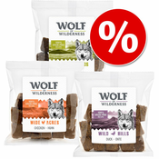 3x180g Wolf of Wilderness prigrizki za pse, Wild Hills - raca