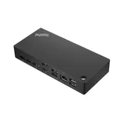 Lenovo 40AY0090SA ThinkPad Univerzalna USB-C dok 4K Ultra HD 90W napajalnik
