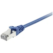 EQUIP Equip 605533 RJ45 omrežni kabel\, Patch kabel cat 6 S/FTP 0.25 m modra pozlačeni konektorji 1 kos, (20421408)