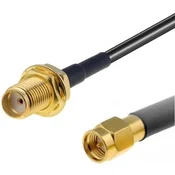 Pigtail RF240 0,3m - SMA female/SMA male