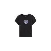 VANS Majica Barbed Heart lavanda / crna