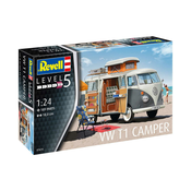 Plastični avtomobil ModelKit 07674 - avtodom VW T1 (1:24)