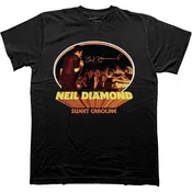Neil Diamond Sweet Caroline Oval Black L Majica