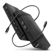 AXAGON Večnamenski USB4 Hub 12v1 HMC-U4 (8K HDMI/DP, PD 100W)