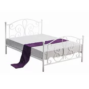 Krevet Houston 1435 Jednostruki, Bijela, 120x200, Metal, Basi a doghePodnice za krevet, 120x209x93cm