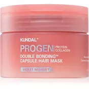 KUNDAL Progen Double Bonding Capsule Hair Mask obnavljajuca maska za oštecenu kosu s mirisom Violet Muguet 180 g