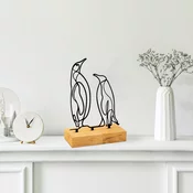 Atelier Del Sofa Dekorativna figura Pingu, 26x8x17 cm, Crna