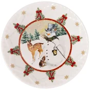 Villeroy & Boch Božična skleda TOYS FANTASY Snežak z živalmi