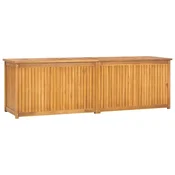 Vidaxl Vrtna škatla 175x50x55 cm trdna tikovina