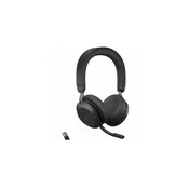 JABRA EVOLVE2 75, Link380c MS Stereo Black, EVOLVE2 75 headset Black MS, Link 380 BT adapter USB-C MS,1.2m USB-C to USB-C cable, carry pouch, warranty and warning (safety leaflets)
