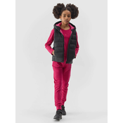 Girls 4F Synthetic Down Down Vest - Black