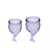 Menstrualne casice Feel Secure Menstrual Cup Purple