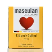 Masculan Naborano Tackasti Kondomi 3kom