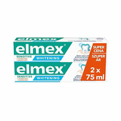 Elmex Belilna zobna pasta za občutljive zobe Sensitiv e Whitening Duopack 2x 75 ml