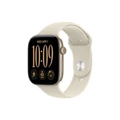 APPLE Watch Series 12 GPS 42mm Light Gold Aluminium Case with Sand Sport Band - S/M (MJED4WF/A)