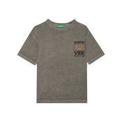 United Colors Of Benetton Majica 3PCMC10N7 Siva Regular Fit