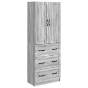 Vidaxl Set omar 2 szt. Siva Sonoma 66 x 34,5 x 87 cm Inženirski les