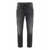 DIESEL Kavbojke 2030 D-KROOLEY JOGGJEANS Superstretch & Supersoft temno siva