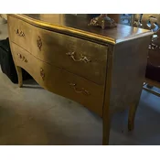 Casa Padrino baroque chest of drawers with 2 drawers gold - Handmade solid wood dresser in baroque style - Bedroom furniture baroque style