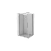 Mexen Velar drsna pršna kabina 120 x 90 cm, prozorna, krom - 871-120-090-01-01