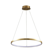 LED luster na sajli LEA LED/20W/230V 4000K precnik 50 cm zlatna