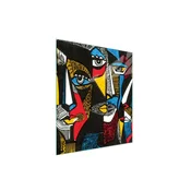shumee STEKLENA DESKA ZA REZANJE 45x52 POP ART.