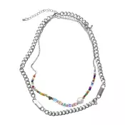 Necklace 2-Pack - silver colors