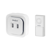 Rebel Bell Wireless Rebel 220V, 36 melodija, 2xUSB (2A), 150m, IP55, 25-85db, bijelo
