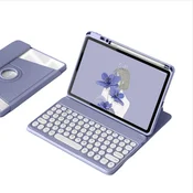INF 360° vrtljivo ohišje Bluetooth tipkovnice, združljivo z iPad 10.2 (2019/2020/2021) - sivka vijolična, (5000080808)