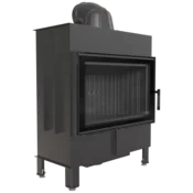 Kratki vgradni kamin LUCY/14/BLACK