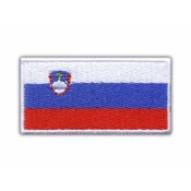 shumee Našitek Zastava Slovenije - Magnetna podlaga - Vezen našitek/značka/emblem