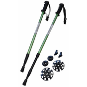 Kubisport Treking palice - 1 par z dodatki zelene barve