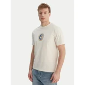 Napapijri Majica S-Phos NP0A4G5A Écru Relaxed Fit