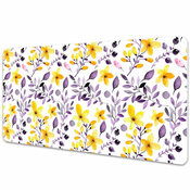 Decormat Podloga za pisalno mizo Abstraktno cvetje 100x50 cm