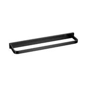 OMNIRES DA70230BL - Zidni držač za peškire DARLING, 37 cm, prigušiva crna