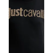 Just Cavalli Vsakodnevna obleka 80PAOE21 CJ112 Črna Slim Fit
