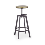 Barska stolica 80x30 cm crna