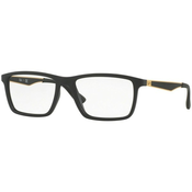 Ray-Ban RX7056 5644 M (53) Črna/Kristalna