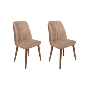 Hanah Home Set 2 trpezarijske stolice Orah
