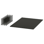 UPPDATERA Perforirani organizator za fioku, boja antracita, 80 cm