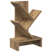 vidaXL Polica za knjige drevesa 3-nadstropna 30 x 18 x 48 cm